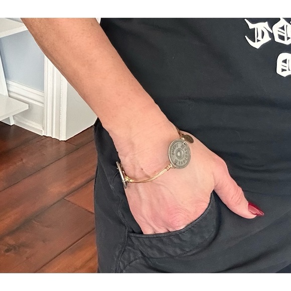 Bourbon & Bowties Shotgun Shell Bangle Bracelet - Picture 2 of 9